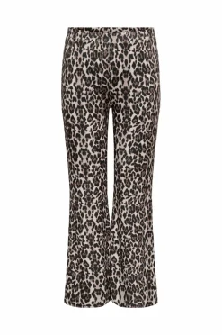Only Carmakoma Leggings carAnna Rib Flared Aop Jrs