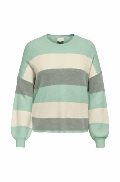 Only Carmakoma Pullover carAtia Life L/S Stripe Pullov Knt
