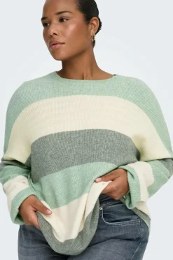Only Carmakoma Pullover carAtia Life L/S Stripe Pullov Knt