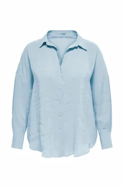 Only Carmakoma Skjorte carZazima L/s Loose Shirt Wvn