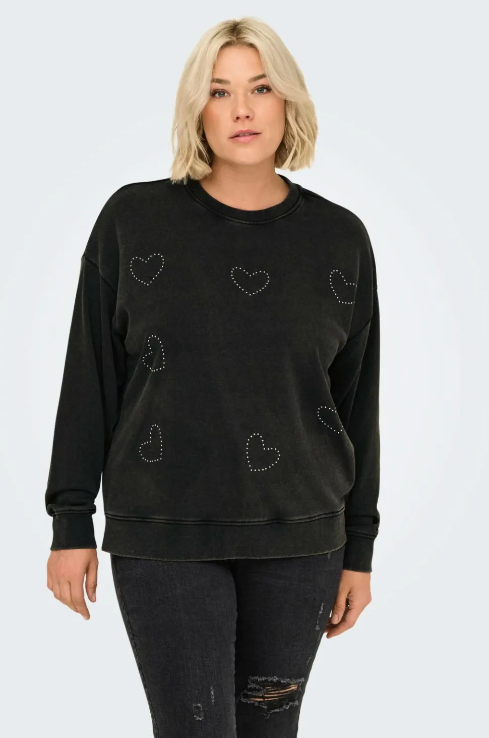 Only Carmakoma Sweatshirt carInda L/S O-neck Swt Jrs