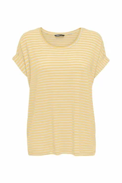 Only Carmakoma Top carMoster Stripe S/S O-neck Top Jrs