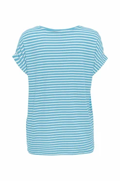 Only Carmakoma Top carMoster Stripe S/S O-neck Top Jrs