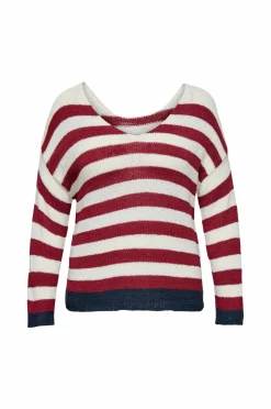 Only Carmakoma Trøje carGenna 7/8 Reverse V-neck Knt