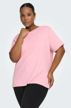 Only Carmakoma T-shirt carJen Life SS Jeans Tee Jrs
