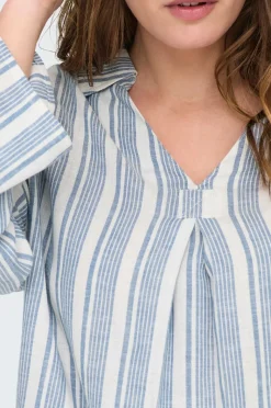 Only Carmakoma Tunika carCaro 3/4 Linen BL Tunic