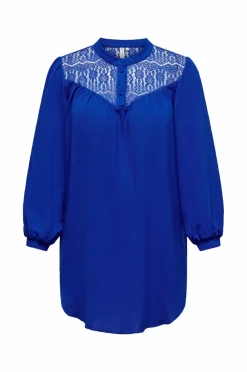 Only Carmakoma Tunika carMette Life L/S Mix Lace Long Top