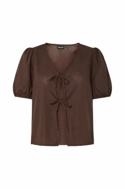 pieces Bluse pcFrieda SS Wvn