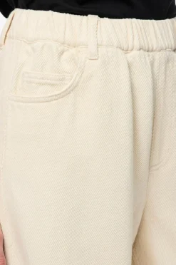pieces Bukser pcSavanna MW Pull Up Denim Pant