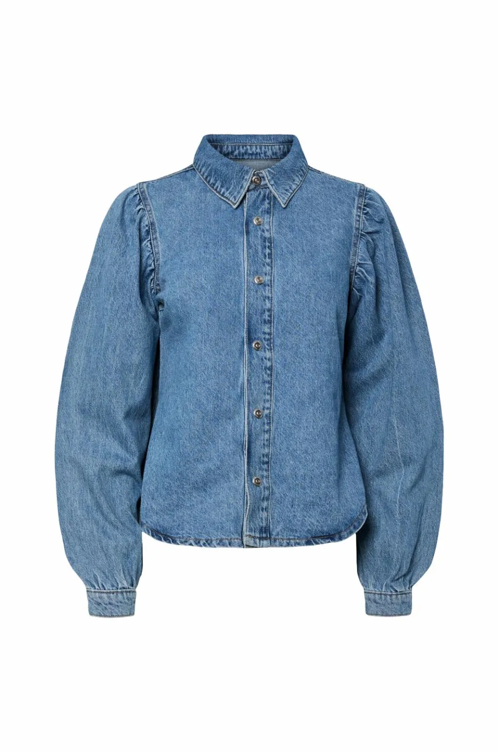 pieces Cowboyskjorte pcRitt LS Denim Shirt
