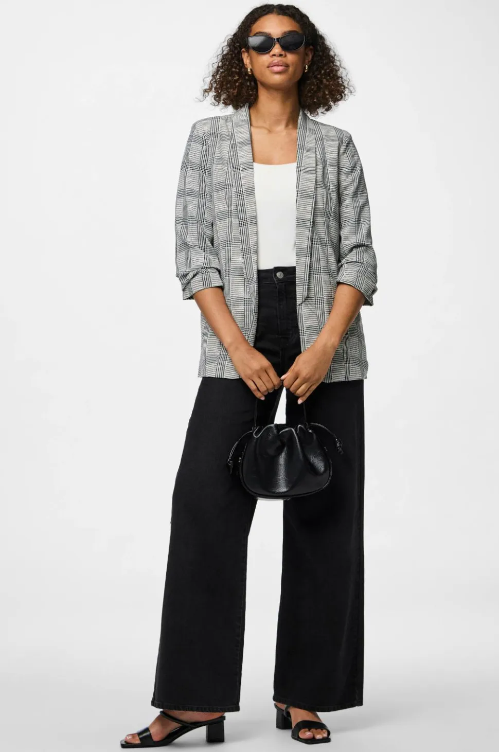 pieces Habitjakke pcBosella 3/4 Printed Blazer