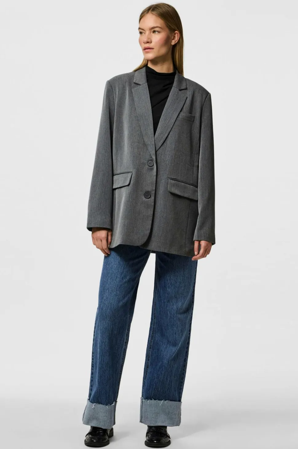 pieces Habitjakke pcKamil LS Loose Blazer Noos BC