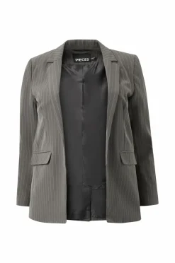 pieces Habitjakke pcBozzy LS Loose Striped Blazer