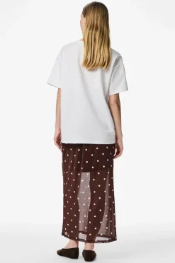 pieces Maxi nederdel pcDorthea HW Ankle Mesh