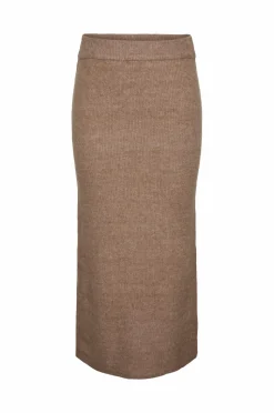 pieces Maxi nederdel pcNiko HW Knit Ankle Skirt BC