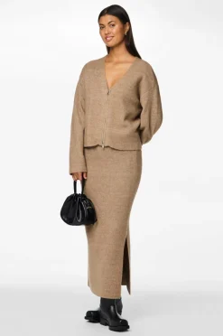 pieces Maxi nederdel pcNiko HW Knit Ankle Skirt BC