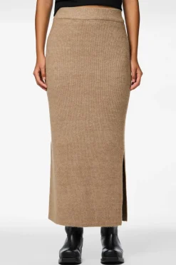 pieces Maxi nederdel pcNiko HW Knit Ankle Skirt BC