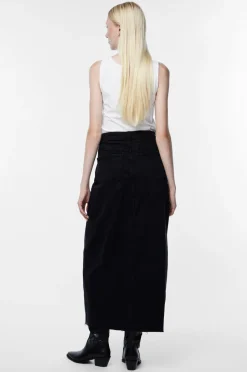 pieces Maxi nederdel pcJessie HW Ankle Denim Skirt