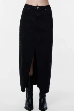 pieces Maxi nederdel pcJessie HW Ankle Denim Skirt