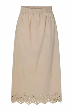 pieces Maxi nederdel pcSalmina HW Ankle Skirt Wvn