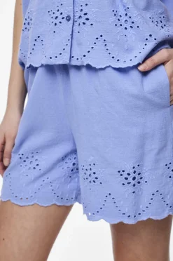 pieces Shorts pcAlmina MW Embroidery Shorts