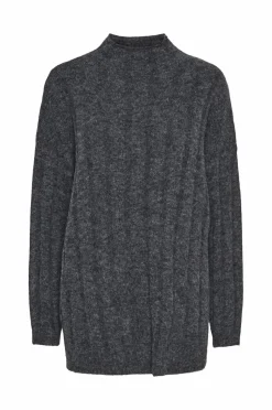 pieces Trøje pcNadia LS High Neck Oversize Knit