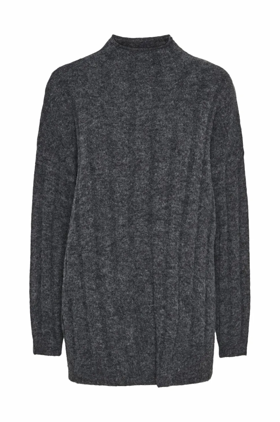 pieces Trøje pcNadia LS High Neck Oversize Knit