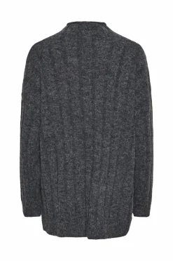 pieces Trøje pcNadia LS High Neck Oversize Knit