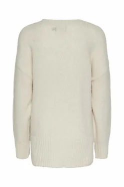 pieces Trøje pcNancy LS Loose O-neck Knit