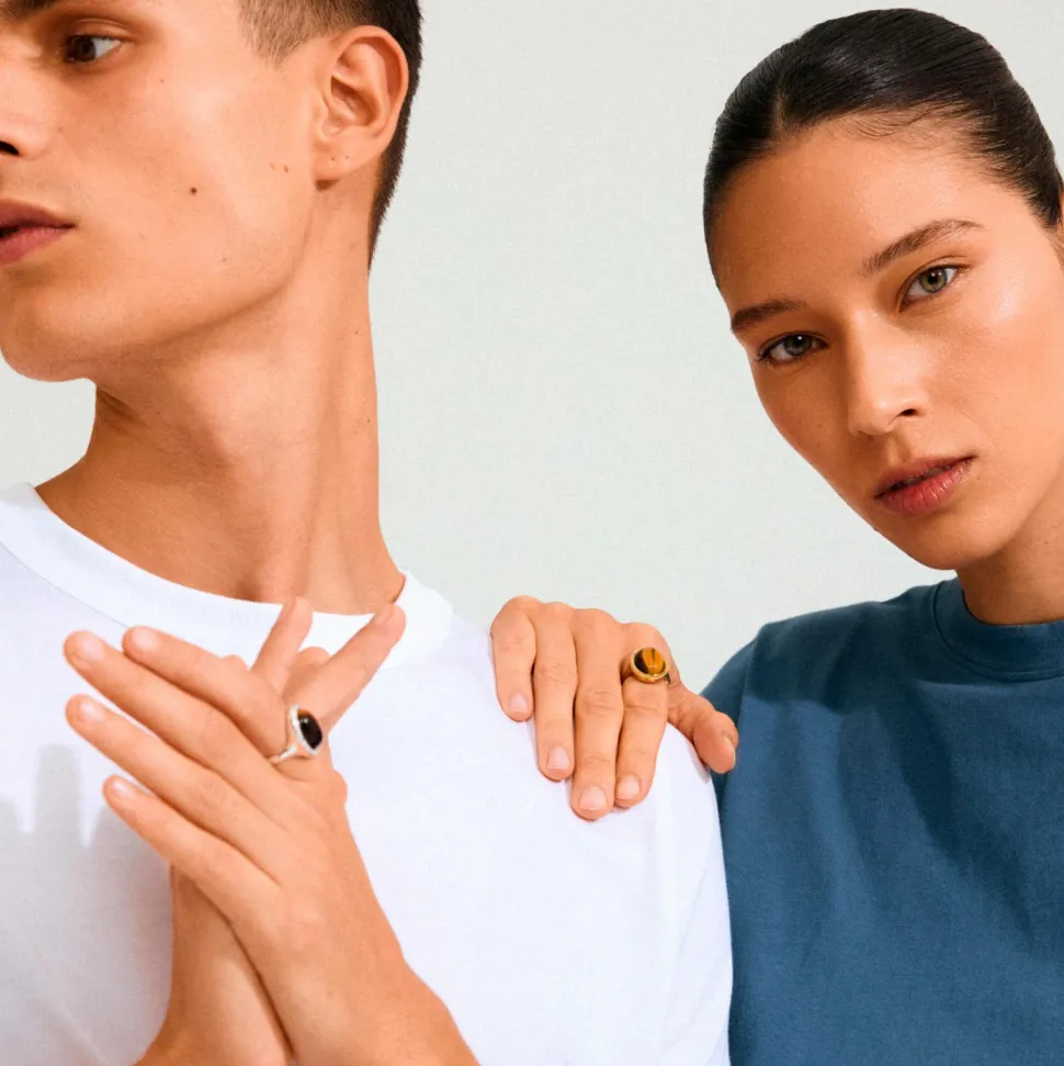 Pilgrim Between ring sølvbelagt