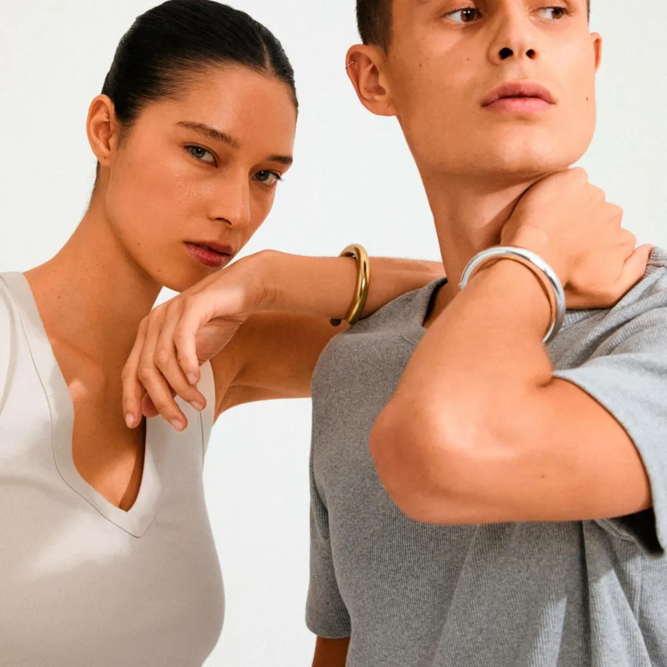 Pilgrim Phase Armring sølvbelagt