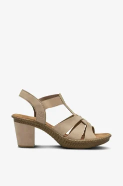 Rieker Sandaler med hæl 665K3-62