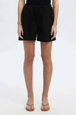Selected FEMME Hørshorts slfLuisa MW Linen Blend String Shor