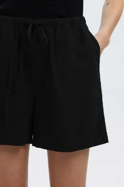 Selected FEMME Hørshorts slfLuisa MW Linen Blend String Shor