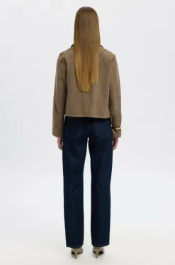 Selected FEMME Ruskindsjakke slfKaya Suede