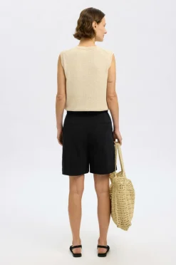 Selected FEMME Shorts slfVienna HW Wide Shorts