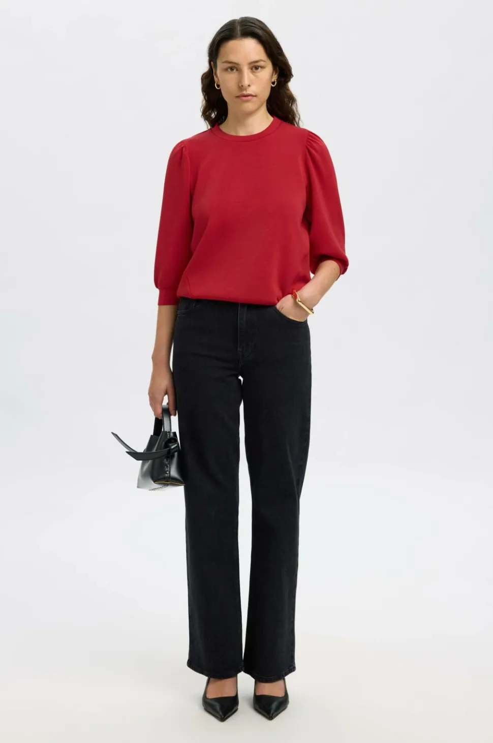 Selected FEMME Sweatshirt slfTenny 3/4 Sweat Top