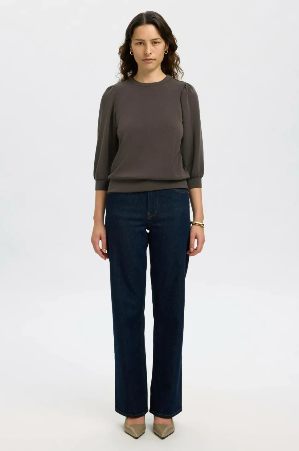 Selected FEMME Sweatshirt slfTenny 3/4 Sweat Top