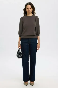 Selected FEMME Sweatshirt slfTenny 3/4 Sweat Top