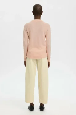 Selected FEMME Trøje slfLulu LS Knit O-neck