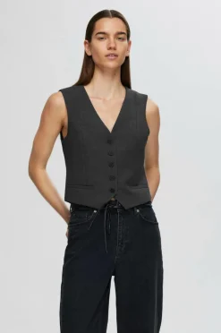 Selected FEMME Vest slFrita Vest Dgm