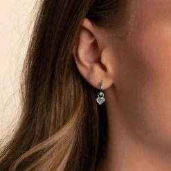 Snö of Sweden Øreringe Lovely Ring Pendant Ear
