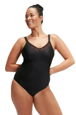 Speedo Badedragt Shaping Mesh Detail 1 Piece