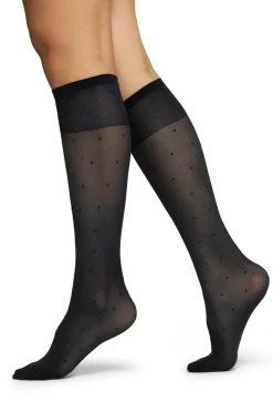 Swedish Stockings Knæstrømper Doris Dots Knee-Highs