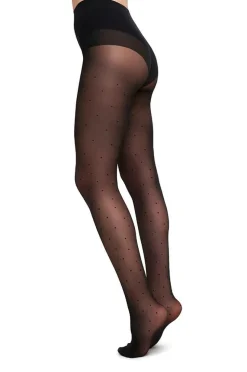 Swedish Stockings Strømpebukser Doris Dots Tights 40 den
