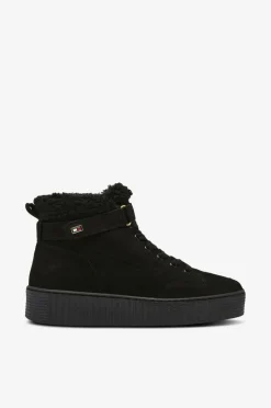 Tommy Hilfiger Ankelstøvler Faux Fur Nubuck Low Lace-up