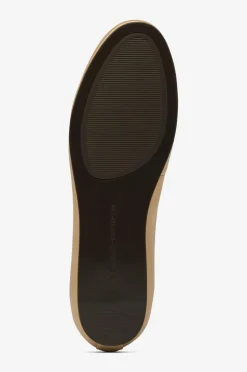 Tommy Hilfiger Ballerinasko Gold Leather Ballerina
