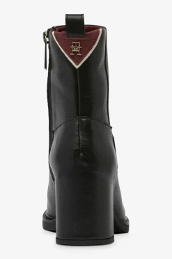 Tommy Hilfiger Boots Ankle Boot Mid Wrapped Lthr Heel