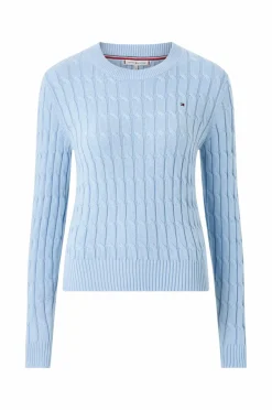 Tommy Hilfiger Pullover CO Cable Mid GG C-nk LS
