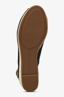 Tommy Hilfiger Sandal med hæl Flag Mid Wedge Espad Slingback